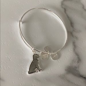 Alex and Ani reflective dog bracelet